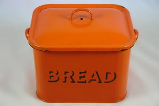orange bread bin