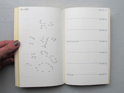 agenda with connect-the-dots puzzle