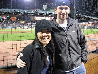 Bryn+and+nick+from+our+seats