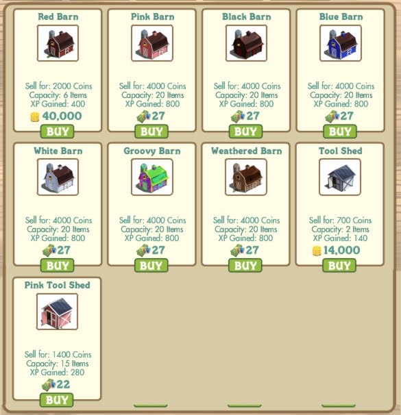 RANDOM NOTHINGNESS The long wait is over FarmVille Storage, Finally