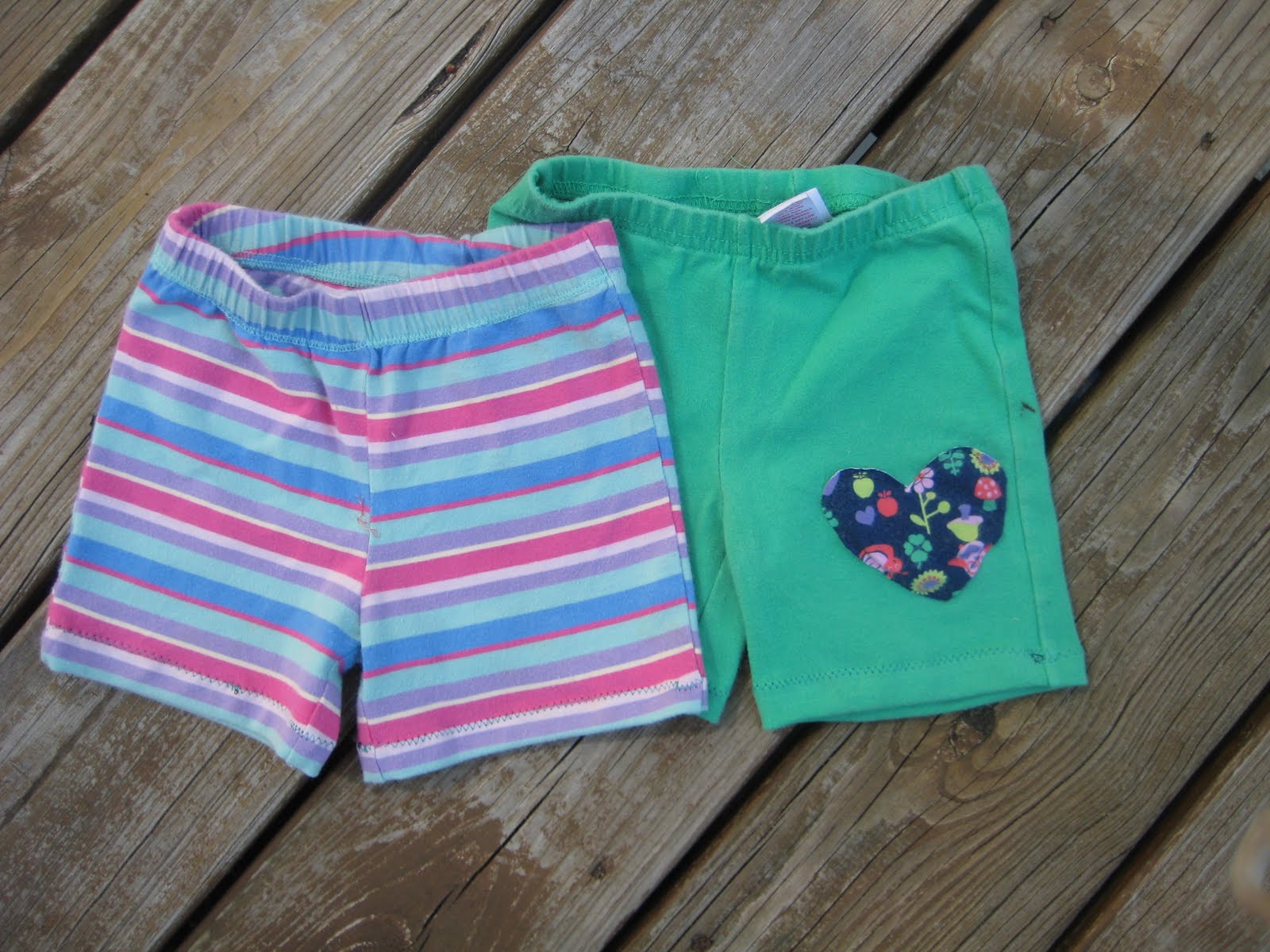 Zaaberry Girls PJ Shorts Refashion