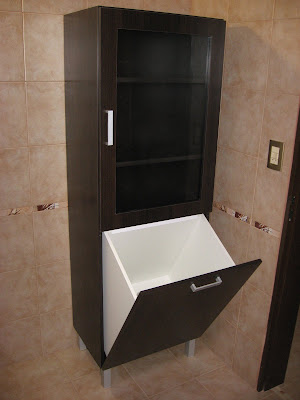FABRICA DE MUEBLES: MUEBLE DE BAÑO GUARDA TOALLAS CON BAUL PARA ROPA A