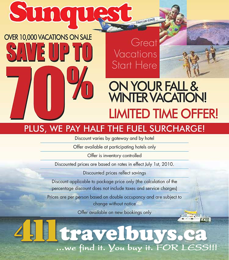 sunquest cruises discount code