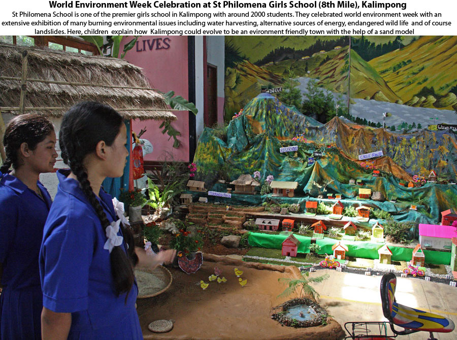 Visions of Hell World Environment Week celebrations at St Philomena School, Kalimpong (10Jun2010)