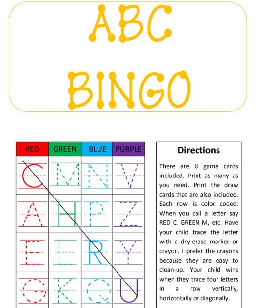 Little Piles Everywhere ABC BINGO