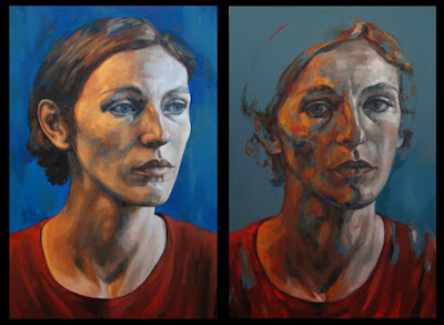 cuadro selecionado premio pintura BMW 2008 retrato Lucie geffre