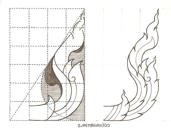 ลายไทย: : : : กนกเปลว