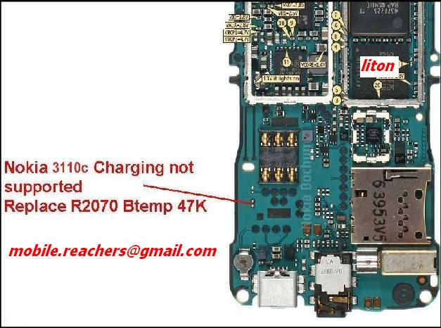 NOKIA MOBILES SOLUTIONS: 3110c charging not supported solution