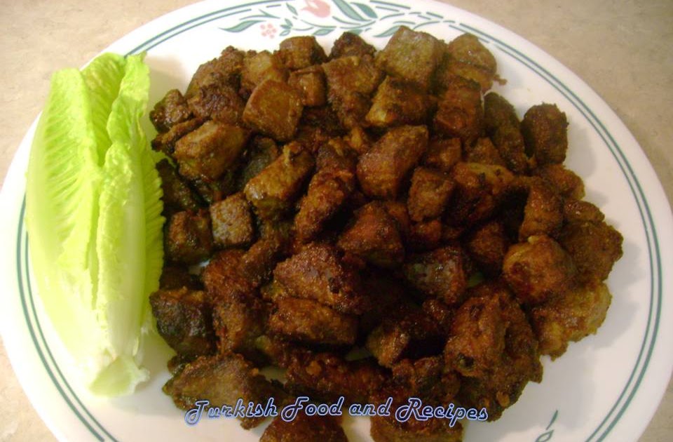 Turkish Food Recipes Albanian Style Fried Liver Arnavut Cigeri