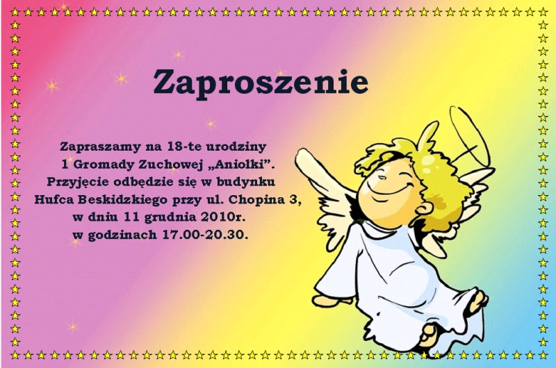 21 Gz Leśne Skrzaty Zaproszenie