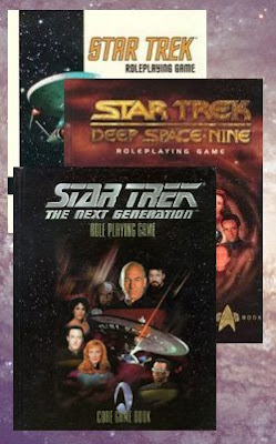 The Core Rulebooks of Lost Unicorn Games' Star Trek Roleplaying Games