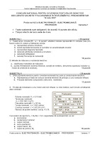 Subiecte titularizare iulie 2007 electrotehnica - electromecanica pagina 1