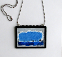 Blue Forest: Pendant Necklace by Will Wieber