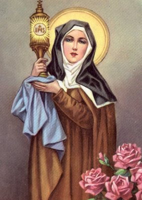 pray to St. Clare 