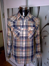 VINTAGE WESTERN LEVIS PEARL SNAP BUTTON SHIRT (SOLD)