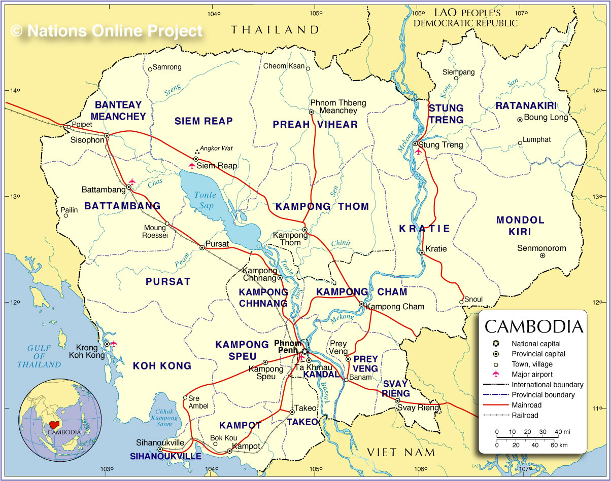 Cambodia Map