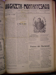 Portada de la Gazeta Montanyesa de 10 de setembre de 1910