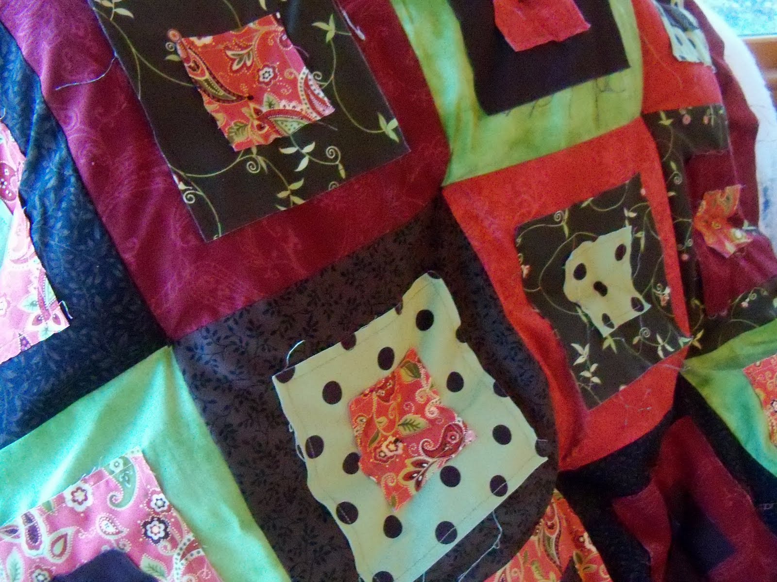 Sewn by Leila Gardunia Tying A Quilt By Machine