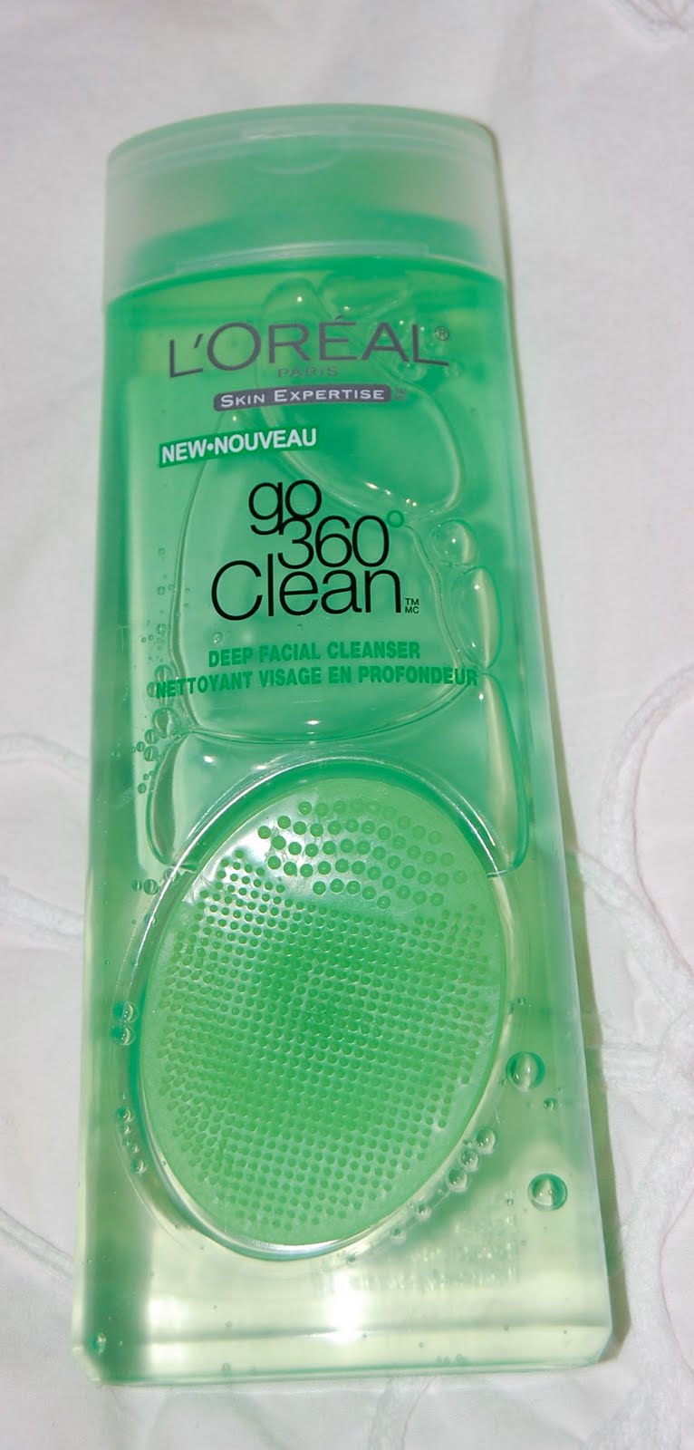 loreal face wash with scrubber