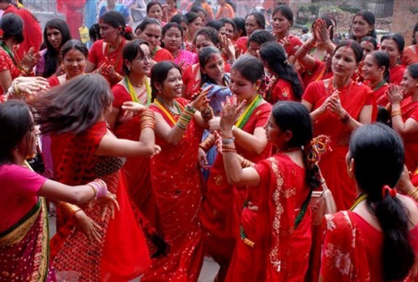 Historical Culture Of Nepal Teej Women Festival