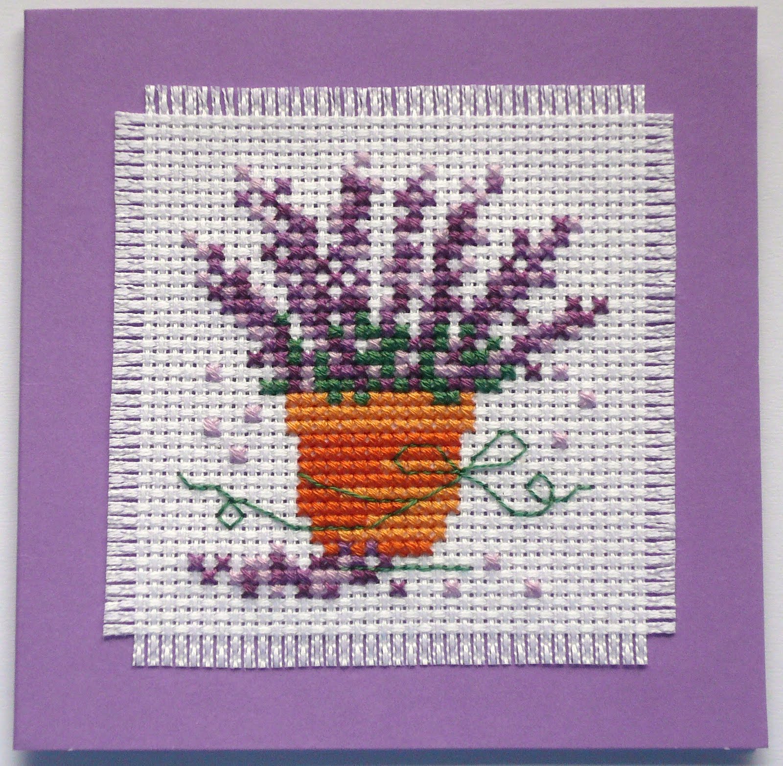 My Thoughts, My Works For Sale Cross Stitched Cards