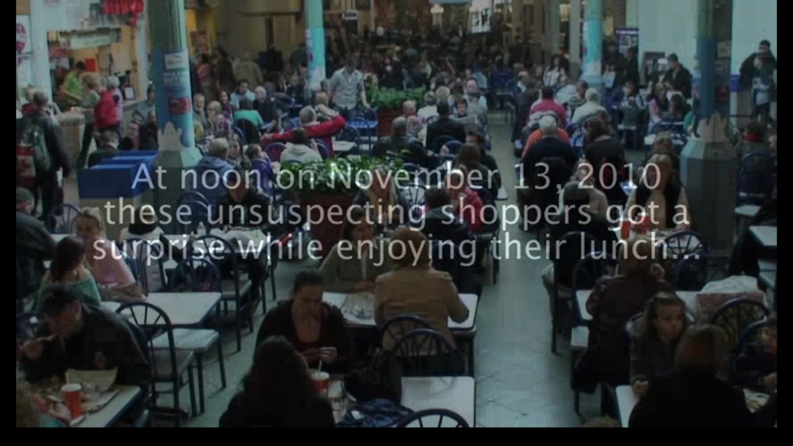Flash Mob Christmas Carol Food Court Flash Mob Christmas Carol Food Court