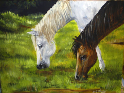 a horse painting