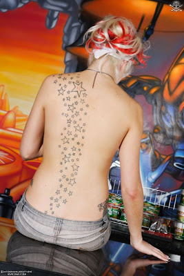 Sexy Star Tattoo Designs For Girls