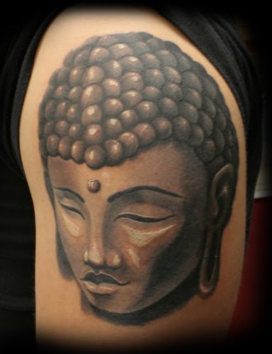 Religious Tattoo Design - Buddha Tattoo on Arms