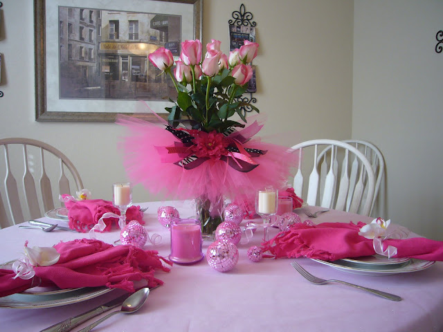 Aunt Nutty's Nutty Life...: Pink Tablescape for Breast Cancer Awareness ...