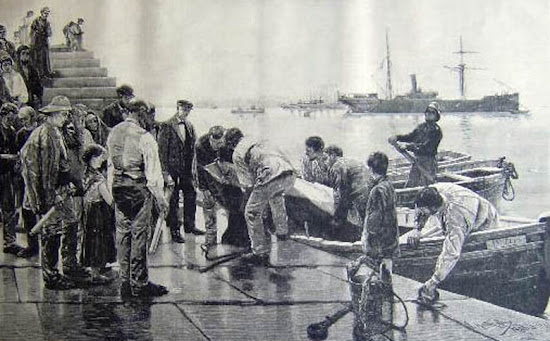 El entierro del Piloto El entierro del Piloto, Juan Martínez Abades, Pintor español, Paisajes de Juan Martínez Abades, Pintor Martínez Abades, Pintores españoles, Pintores Asturianos, Martínez Abades