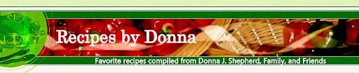Recipes by Donna