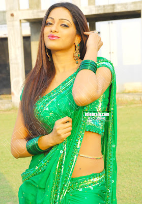 Actress Udaya BHanu in Green Saree Pics