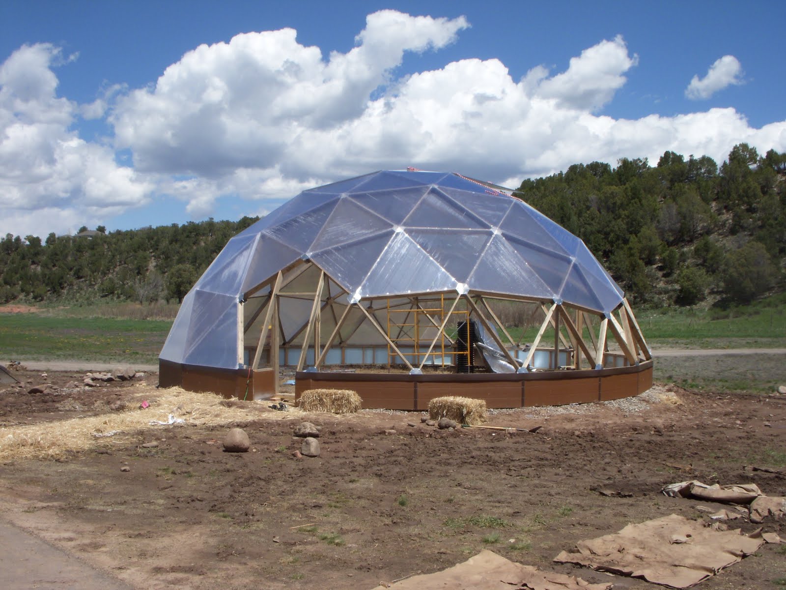 RFHS Greenhouse and Gardens Growing Dome installation complete!