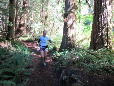 the only picture of me on the race