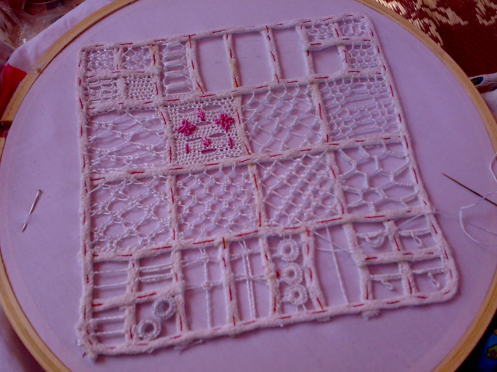 Life is a Full Circle! Needle Lace Sampler