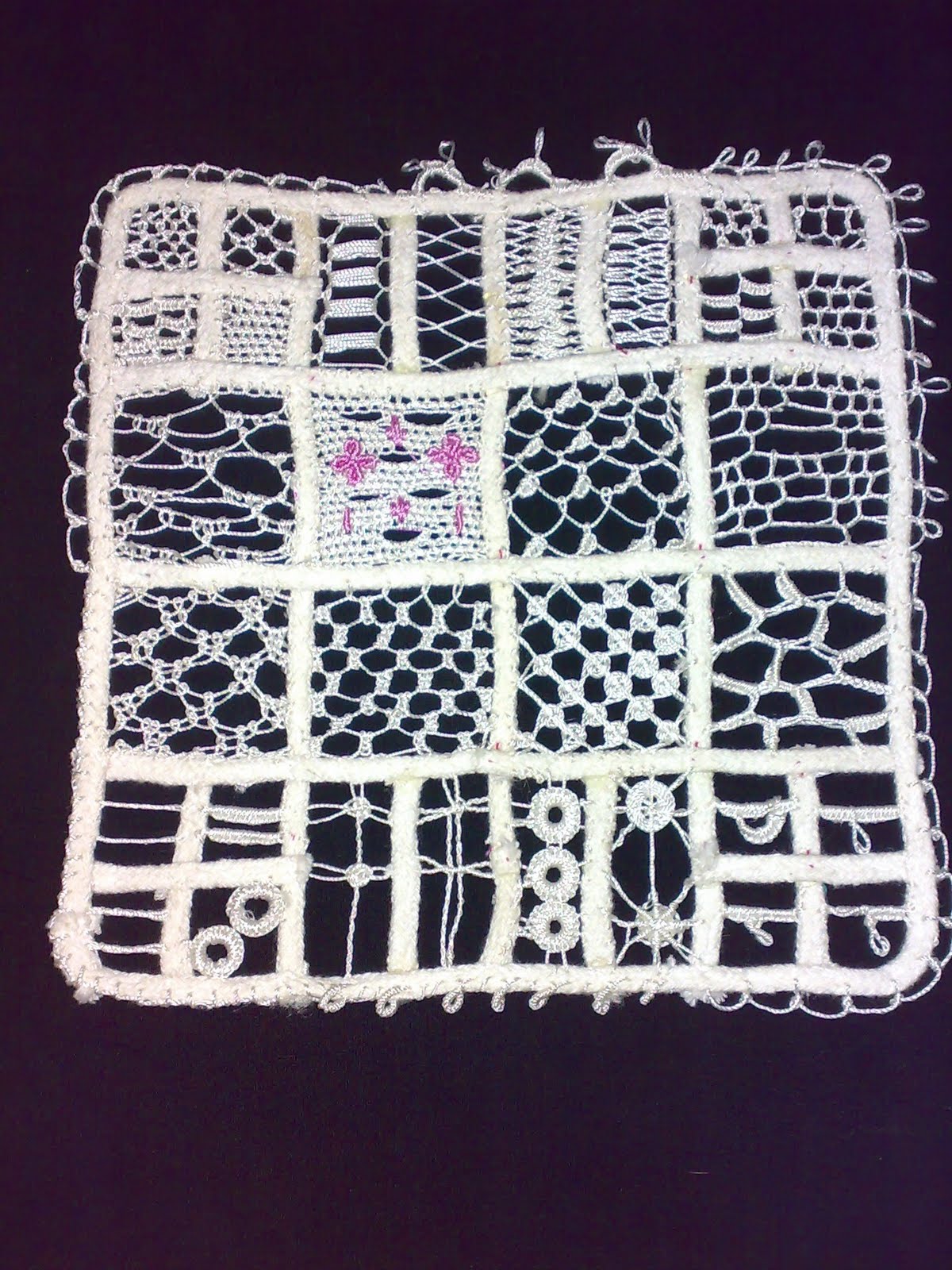 Life is a Full Circle! Needle Lace Sampler