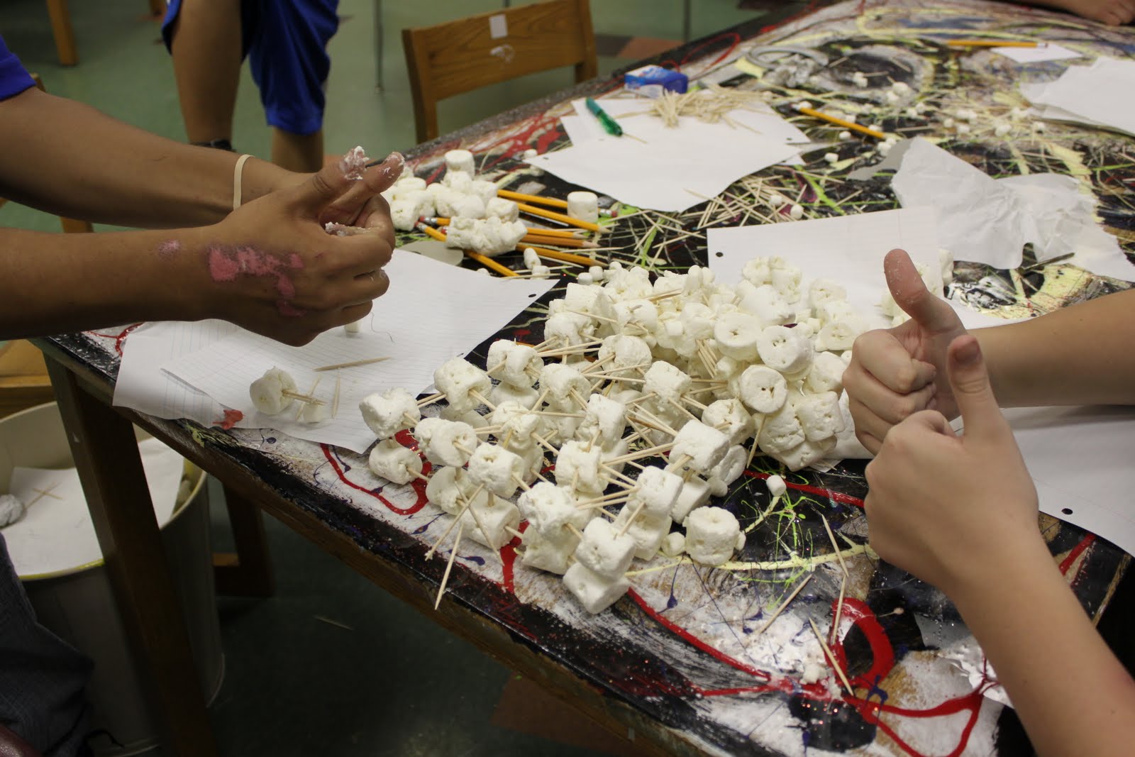 Art Adventures: Marshmallow and Toothpick Structures