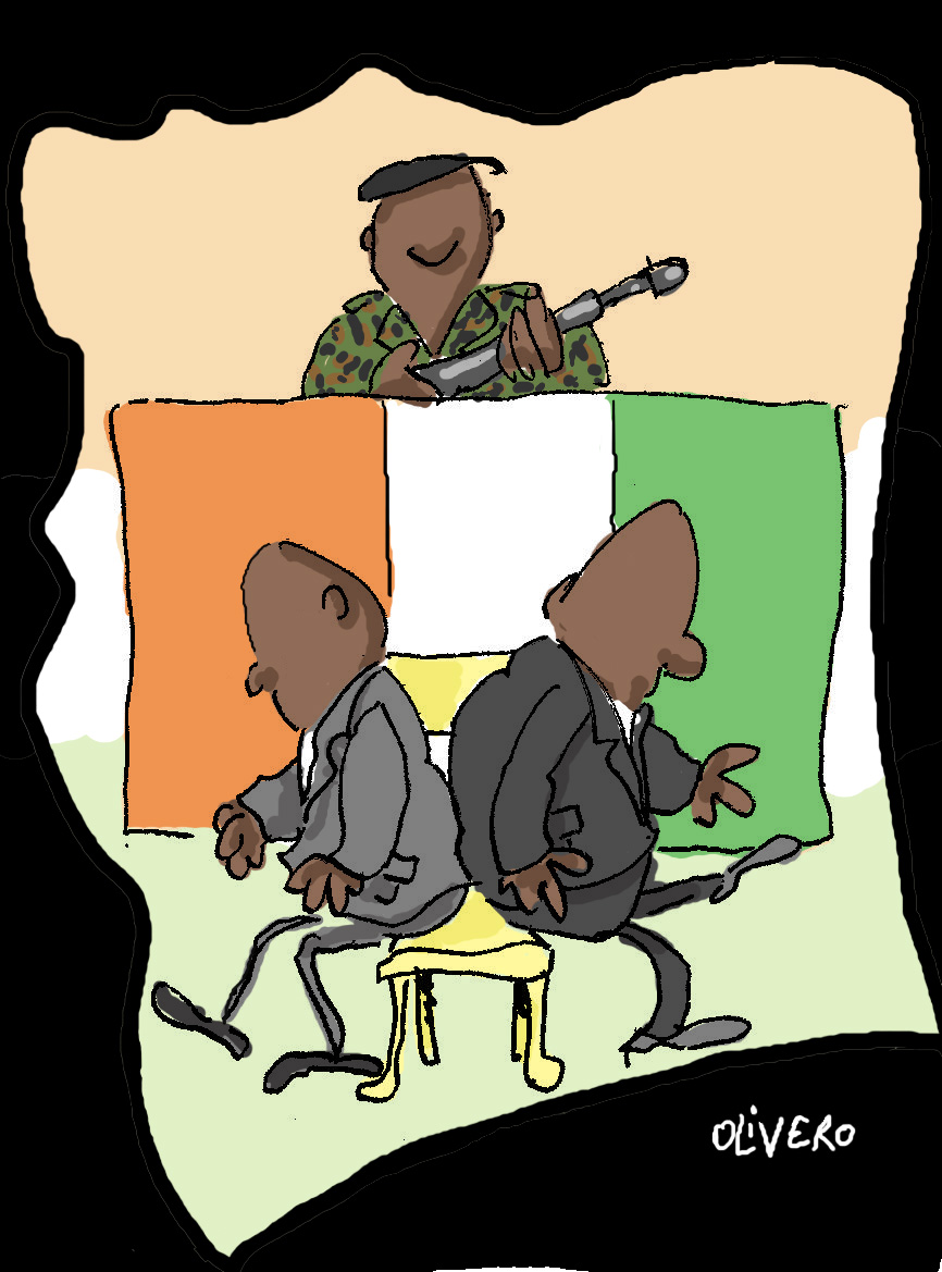 Survie LanguedocRoussillon Côte d'Ivoire bras de fer et danger de