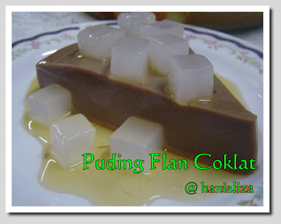 Hanieliza's Cooking: Puding Flan Coklat