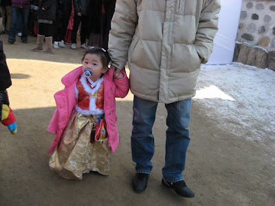 Seoul Seollal Festival, Namsangol Village, miniature hanbok