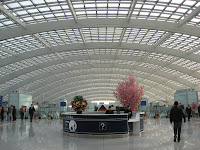 treansportation concourse at Beijing International