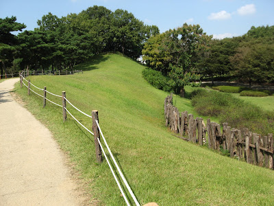 view of part of Mongchon earthen fortress