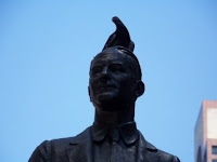 George M. Cohan and the Pigeon