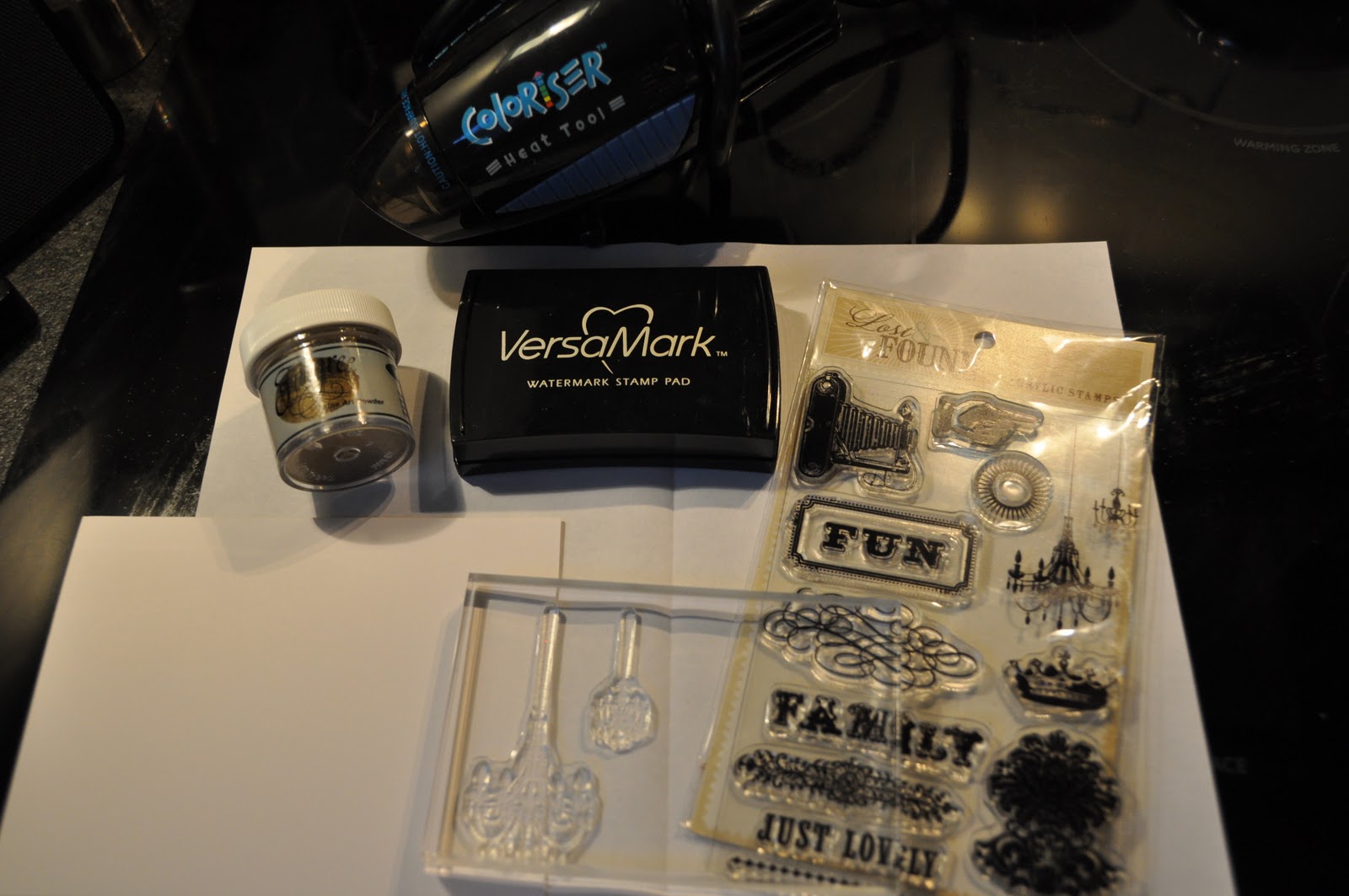 Court's Crafts Gold Heat Embossing Tutorial