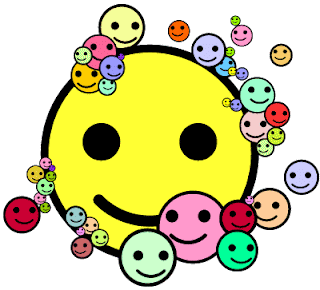 Uno smail grande e altri piccoli, tutti sorridenti