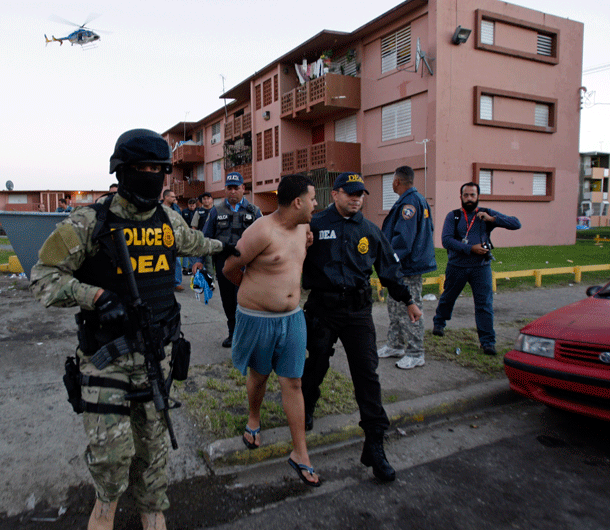 Mega operativo de la autoridades boricua y la DEA en