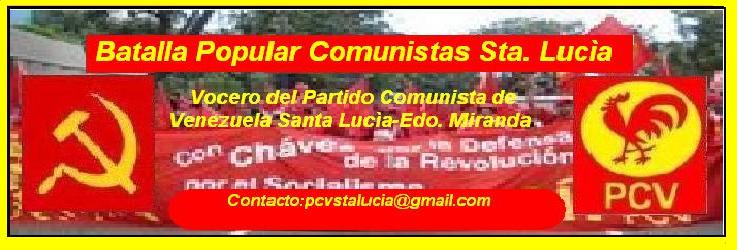 Batalla Popular Comunistas Sta. Lucía
