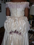 Rear of 1880's outfit