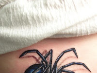 3d Black Widow Spider Tattoo